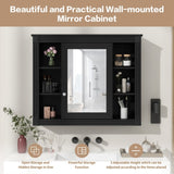 35'' x 28'' Wall Mounted Bathroom Storage Cabinet, Medicine Cabinet, Modern Bathroom Wall Cabinet N710P197128B
