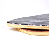 Surf-Inspired Wooden Balance Board with Wheel Enhance Core Strength, Stability, and Fun for 87767321