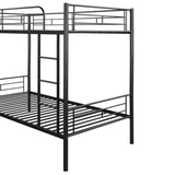 ZNTS Twin Over Twin Metal Bunk Bed 03189472