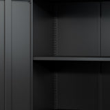 2 Door Tool Cabinets for Garage, Lockable Garage Storage Cabinet, Locking Metal Storage Cabinet with 04530451