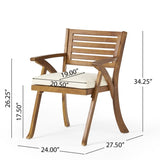 Outdoor Hermosa KD Wood Dining Chair 54555.00TEA