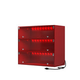red LED light shoe box three layers with glass doors 14245699