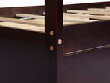Twin Size Bed Headboard, Footboard, Trundle and Three Storage Drawers, Twin Size Pine Wood Bed W504P197165