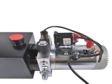 Single Acting 12 Volt 4 Quart Hydraulic Pump for Dump Trailers Quick Lifting 92648967