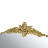 39.5" x 35" Gold Arched Mirror with Metal Frame, Wall- Mounted Mirror for Living Room Bedrrom W2078135192