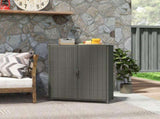 Waterproof Cabinet Outdoor Storage Unit with Drawer for Indoor, Swimming Pool Area 09788674