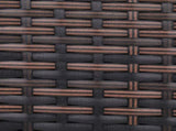 With Top Cover Iron Frame Rattan Trash Can Brown Gradient 79503488