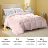 Pink plus-size comforter for all seasons, perfect for cozy bedrooms, luxurious hotel rooms, single, 31636539