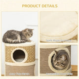 ZNTS Wooden Cat House/Cat Trees /Cat Climbing Tower （Prohibited by WalMart） 34179174