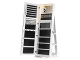 Jewelry Armoire with Full Length 360&deg and Large Capacity Jewelry Organizer Armoire, Lockable 36834598