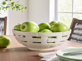 Ivory Woven Ceramic Decorative Bowl, 11 in 62479094