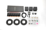 Wall Mounted Waterfall Rain Shower System With 3 Body Sprays & Handheld Shower TH-78109-MB