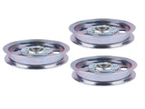 3 Flat Idler Deck Pulleys Fit for Bad Boy ZT Series 48" 50" 60" Deck MZ Series 48" Deck Outlaw 91792858