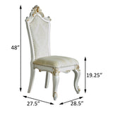 Butterscotch and Antique Pearl Side Chairs B062P182706