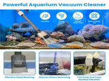 Electric Aquarium Gravel Cleaner, 137GPH Fish Tank Vacuum Cleaner, Extendable Tube 22.83in to 89110847