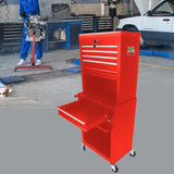 Tool Cabinet on Wheels, 6-Drawer Lockable Rolling Tool Chest w/ 4 Universal Wheels, 2 in 1 W110282272