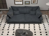90.55" Modern Comfy Upholstered Sofa Cloud Couch, Deep Seat Couches with Multiple Large Soft W1885P246363