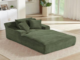 Oversized Chaise Lounge Chair Indoor, Corduroy Upholstered Modern Sofa Couch,No Assembly W2339P323759