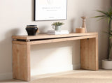 Narrow table, Slim entryway table, Small space sofa table, 52 inch Hallway table, Wood W2729P270749
