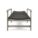 HAMPTON WOOD WICKER CHAISE LOUNGE 63763.00LMBLK