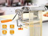 Pasta Maker Machine, 180 Roller Pasta Maker, 9 Adjustable Thickness Settings 2-in-1 Noodles Maker 46808143