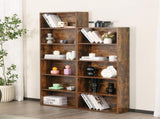 5-Tier Bookshelves with Adjustable Shelves, Floor Standing Bookcase for Home & Office Storage, 58809436