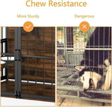 Dog Crate Furniture-Style Cages for Large Dogs Indoor Heavy Duty Super Sturdy 41" T3210P294077