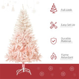 5 foot pink artificial Christmas tree 58389749