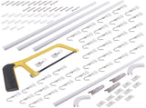 9-12 ft Set Room Divider Ceiling Curtain Set Curtain Rail System Room divider Ceiling 91262669