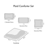 Full/Queen Plaid Comforter Set B03595844