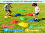 8 Pcs Kids Balance Stepping Stones - Anti-Slip Design, 180LBS Capacity for 3 Toddlers 79023285