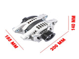12V 150A CW Alternator with 6-Groove Pulley Fits for Hyundai Azera Genesis Santa Fe Santa Fe XL Kia 83906409