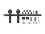 Smooth & Silent Sliding Barn Door Hardware Kit, 8FT Heavy Duty Track for 3.7-4.3FT Wide and 10773164