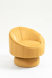 Mid Century Modern Accent Chair Wood Frame, Upholstered Swivel Chair For Living Room Chairs W2530P174854