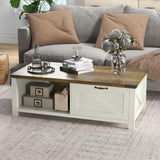 Coffee Table-Moose Brown, Arctic White 47578329