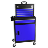 ZNTS 5-Drawer Rolling Tool Chest, High Capacity Tool Storage Cabinet W/Lockable Wheels, Anti-Slip Liner, W1239P176623