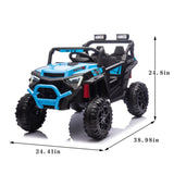 24V 400W Kids Ride On Electric UTV W/Parents Remote Control,Four-Wheel Suspension,LED W1578P284296