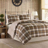 Twin Classic Quilting Soft and Cozy Microfiber Solid Reverse Down Alternative Comforter Set B035100461