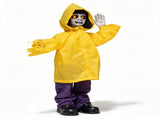 Halloween Animatronic Haunted Boy Prop Glowing Eyes & Moving Arms, Sound Activated Zombie Boy 27227645