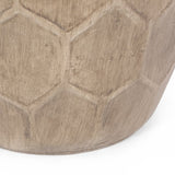 Outdoor LightWeight Concrete Side Table, 73443.00