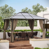 Universal Gazebo Sidewallt Coffee-AS 90307190