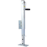 Heavy Duty Trailer Jack, Fixed Mount Jack w/Drop Leg, 28.6 in. of Lift, Max Load 2,500 Lbs W46567477