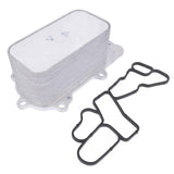 Oil Cooler Assembly With Gasket for 11-20 Jeep Grand Cherokee WK 3.0L CRD Diesel 68211440AC 52768662