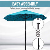 Outdoor beach umbrella/Double-Sided Market Umbrella 07431949