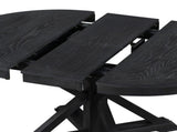Retro Functional Extendable Dining Table with a 12" Leaf for Dining Room and Living Room 81642106