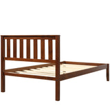 ZNTS Wood Platform Bed with Headboard/Wood Slat Support.Twin WF191770AAD