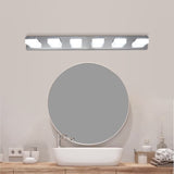 (Same as W1340110610/L2016) Modern 6-Light Chrome LED Vanity Mirror Light Fixture For Bathrooms And W1340P206831