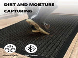 1PC Polypropylene Small Grid Composite Rubber Mat, Gray, 60x90x0.7cm, Kitchen & Home Anti-Fatigue 82871442
