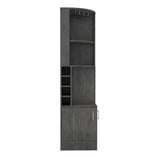 Seattle Bar Cabinet, Eight Bottle Cubbies, Two Large Open Shelves B128P176127