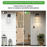Outdoor waterproof transparent LED crystal wall lamp with light sense 05453058